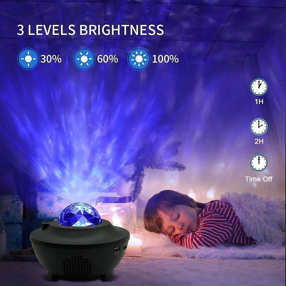 جهاز عرض ضوئي ليلي لغرفة النوم ， Sky Galaxy